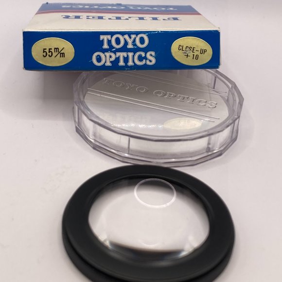 Toyo Optics Camera Lens Filter 55m/m Close Up +10 Original Box with Instructions - Picture 3 of 3